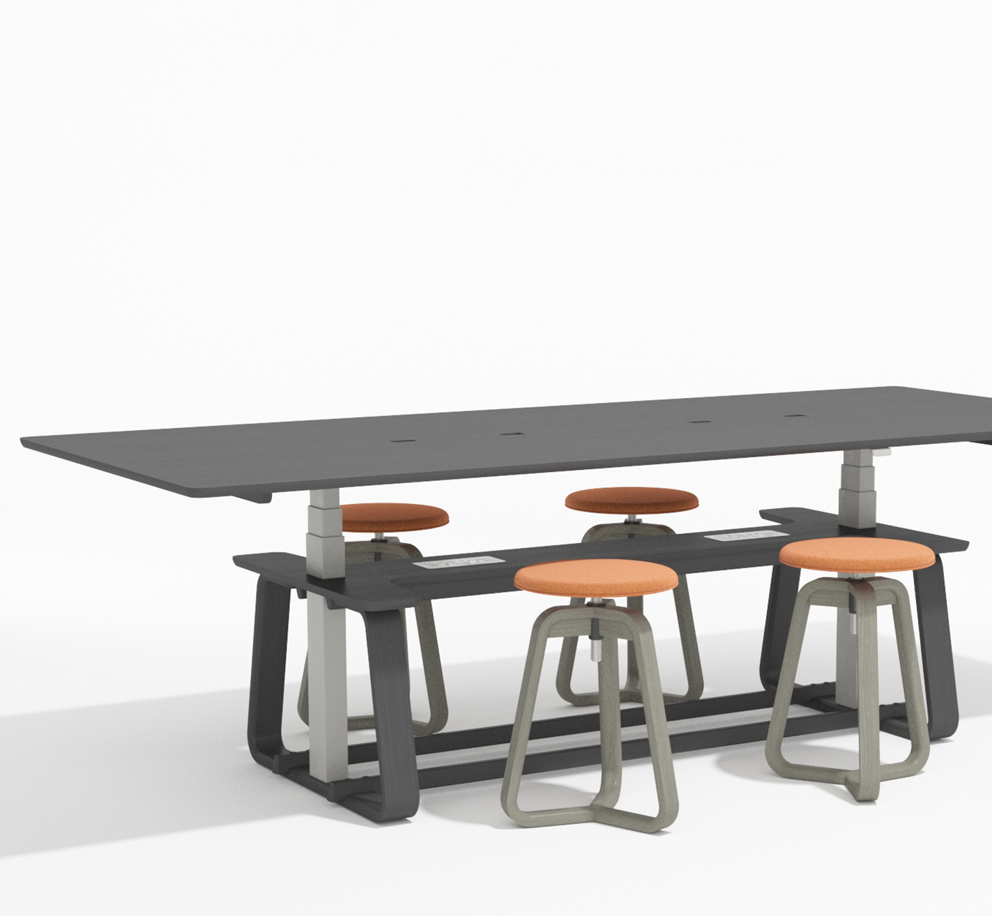 large Height Adjustable Meeting Table UK