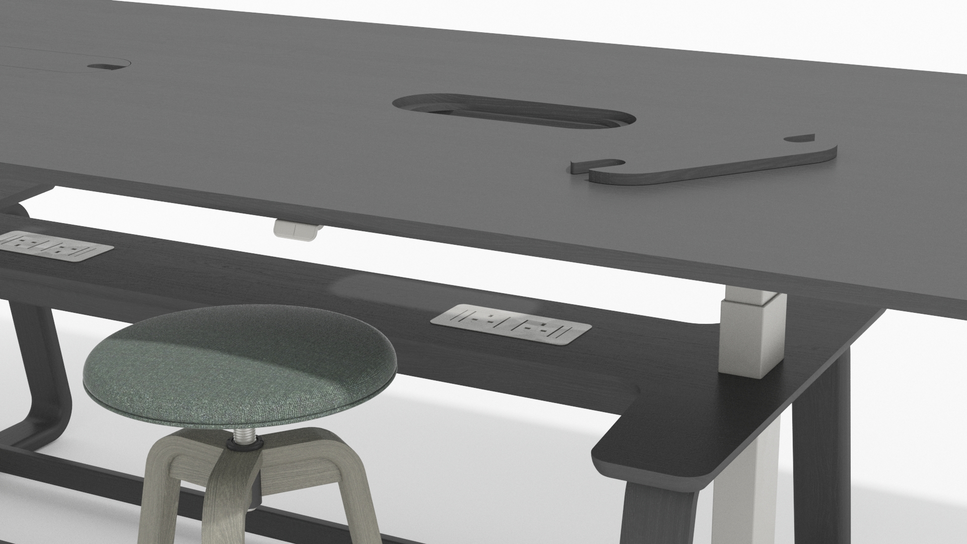 Theo Height Adjustable Meeting Table (15)