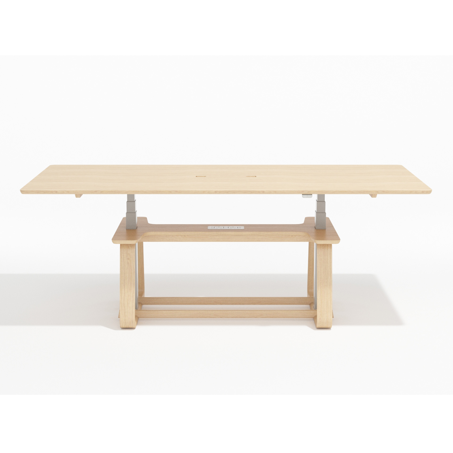 Theo Height Adjustable Meeting Table (4)