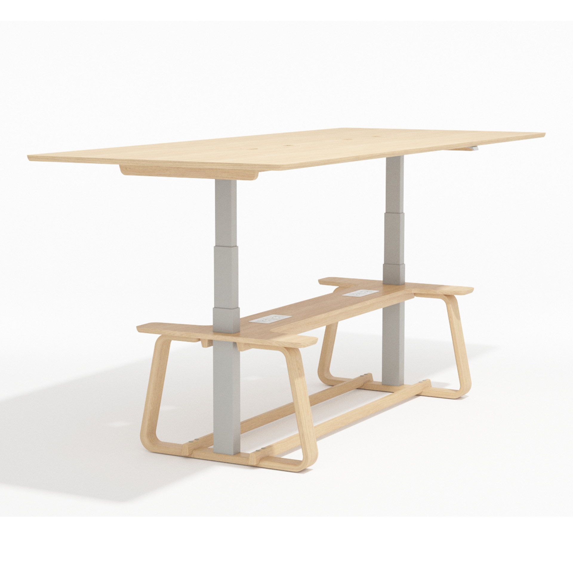 Theo Height Adjustable Meeting Table (2)